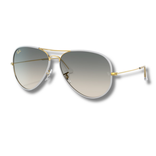 Ray Ban Aviator Full Color Legend White