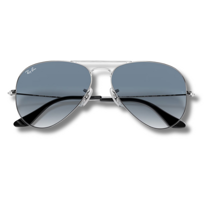 Ray Ban Aviator Gradient Blue - Silver