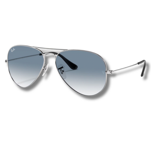 Ray Ban Aviator Gradient Blue - Silver