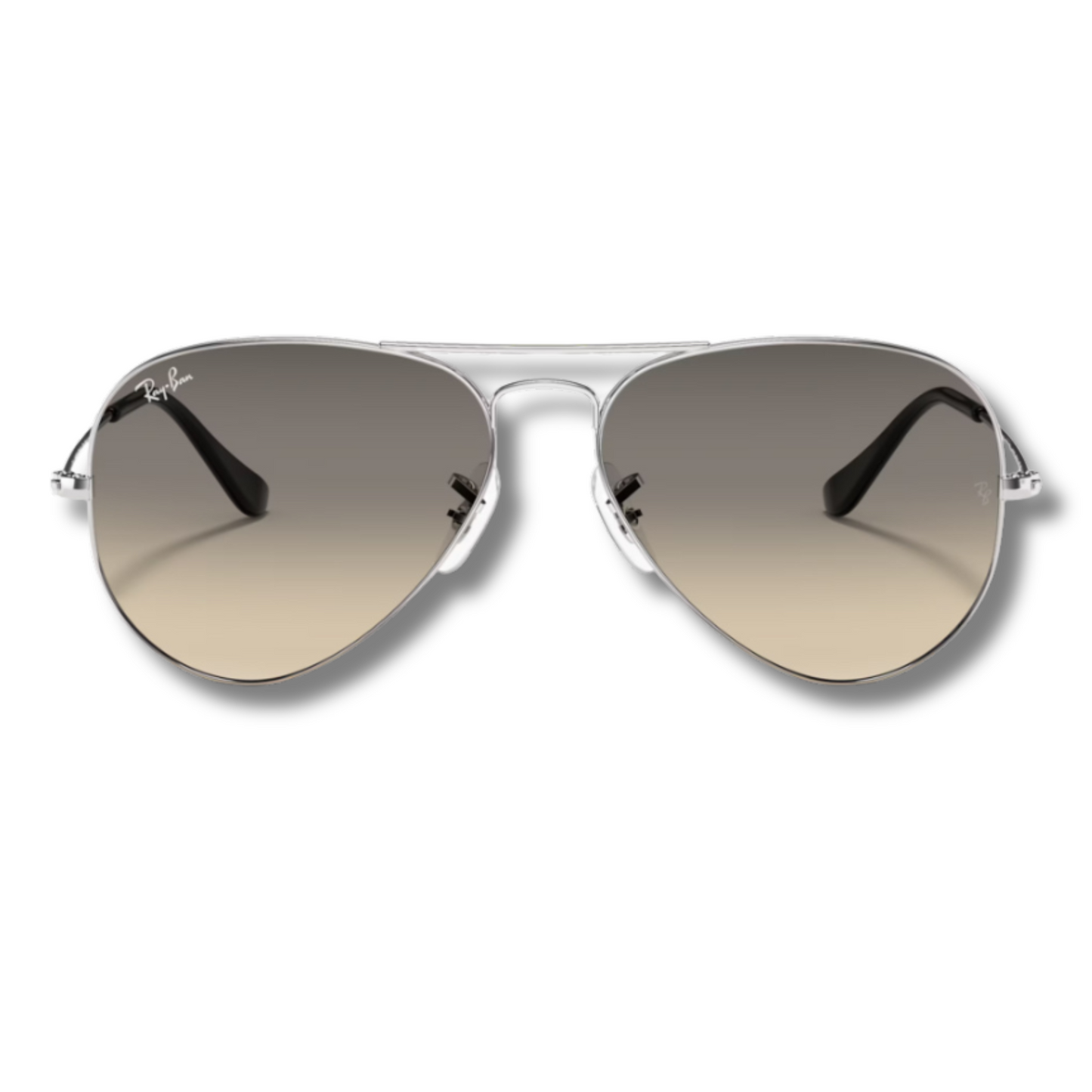 Ray Ban Aviator Gradient Grey - Silver