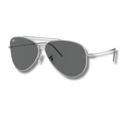 Ray Ban Aviator Reverse Silver